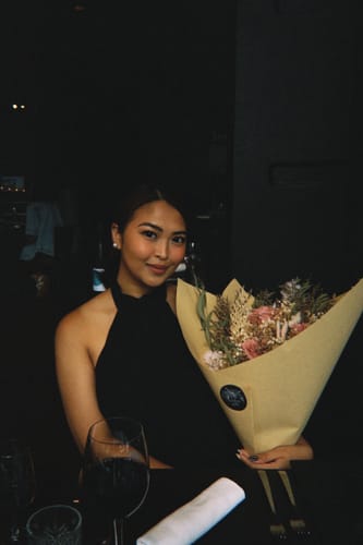 Customer photo review of Timeless Petals Bouquet (Blush Pink)