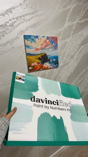 Customer photo review of Coastal Blossom - Paint by Numbers Kit