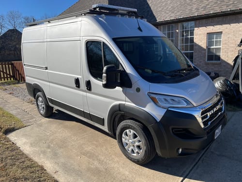 Customer photo review of Ram ProMaster Roof Rack - Standard - 159" High Roof