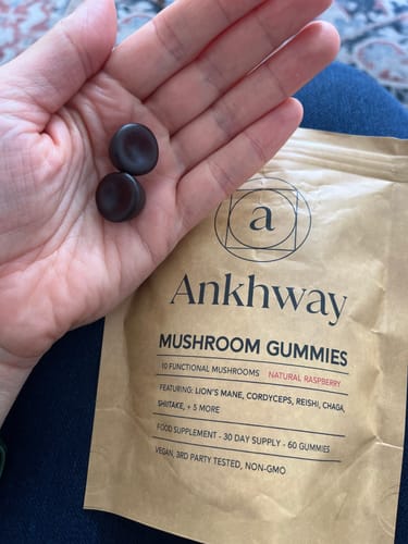 Customer photo review of Mushroom Gummies