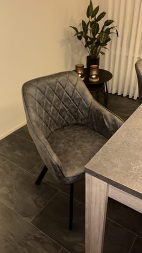 Customer photo review of Brione Draaibare Eetkamerstoel - Grijs