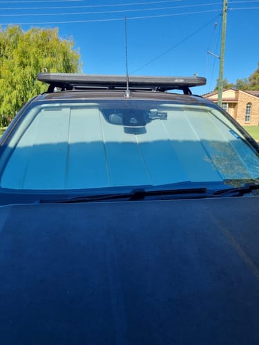 Customer photo review of Front Windscreen Shade for Ford Ranger Next Gen 2021 - 2026