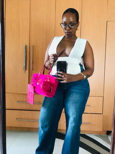 Customer photo review of Pink Mini Tote (Furry-tale Edition)