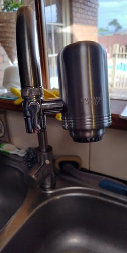 Customer photo review of Evolved H2O™ Advanced Tap Filter