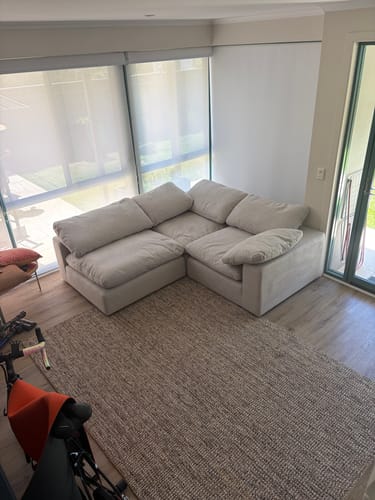 Customer photo review of Cloud Classic Modular | Customizable Corner Sofa Feather Down