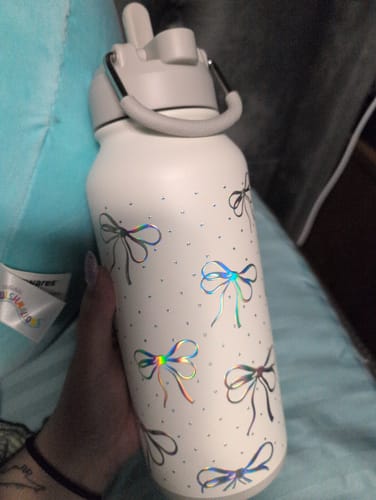 Customer photo review of Hydro X Bottle 32oz (Bow Design is on Pre-sale)