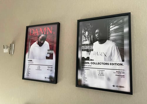 Customer photo review of Kendrick Lamar Album Posters