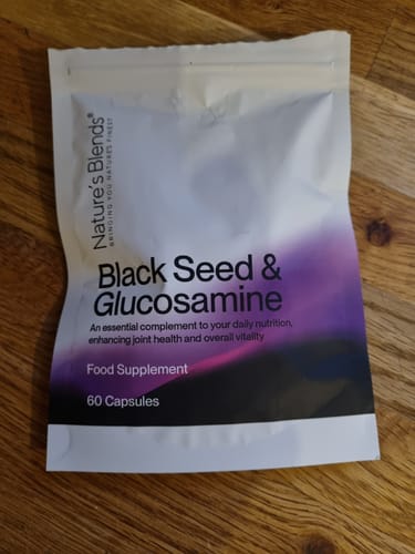 Customer photo review of Black Seed Oil & Natural Glucosamine Capsules