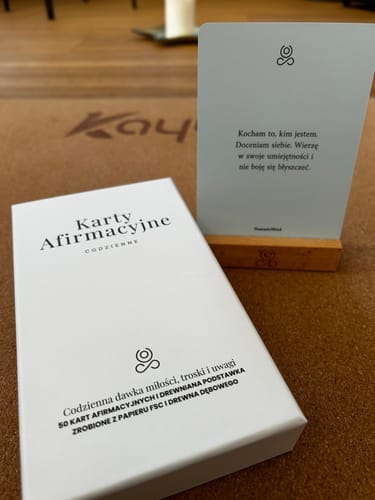 Recenzja produktu Karty Afirmacyjne ze zdjęciem od klienta