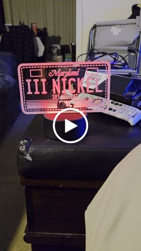 Customer video review of Led Maryland License Plate Lamp