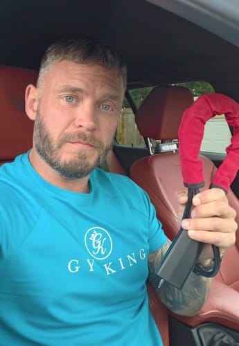 Customer photo review of STEERGUARD™ Steel Cable Steering Wheel Lock