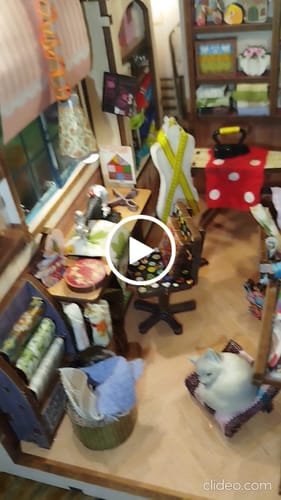 Customer video review of Sewing Room DIY Wooden Book Nook Shelf Insert