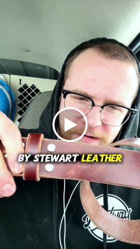 Customer video review of The Man Belt – 1¾″ Heavy-Duty Leather Work Belt (Rich Brown)