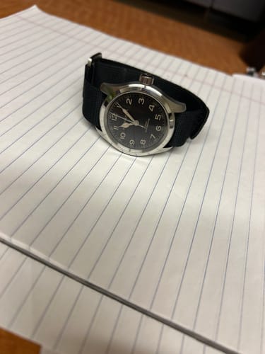 Customer photo review of Glomar Explorer - Hook And Loop Watch Strap
