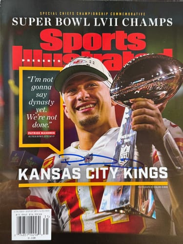 Customer photo review of Patrick Mahomes Autograph Signing