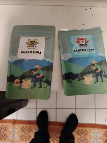 Customer photo review of Santa's Red Kratom - Tabletten