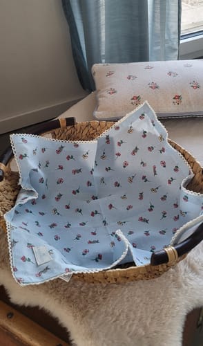 Kundenbewertung mit Foto zu GreenGate - Lianca Stoffserviette pale blue