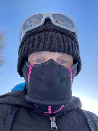 Customer photo review of FXR Cold Stop Anti-Fog Balaclava
