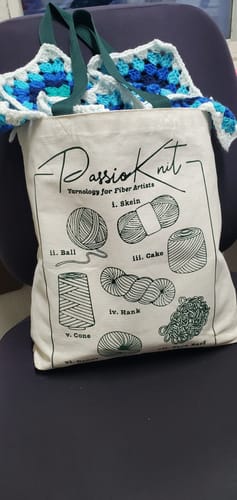 Customer photo review of Yarnology Tote Bag
