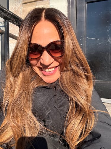 Customer photo review of Hold Me Down™ Adhesive Skin Guard Small (Ain’t No Other™) - Peach