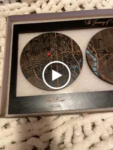 Customer video review of Personalized 3D Love Map: Celebrate Our Special Places
