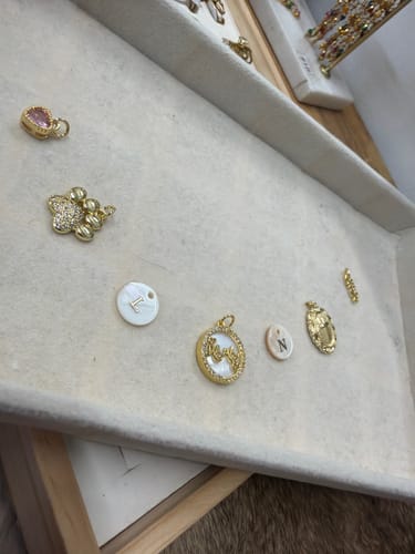 Customer photo review of Design Your Custom Charm Jewelry | The Pretty Pickie Charm Bar