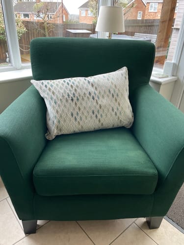 Customer photo review of Fabric Paint -- Green