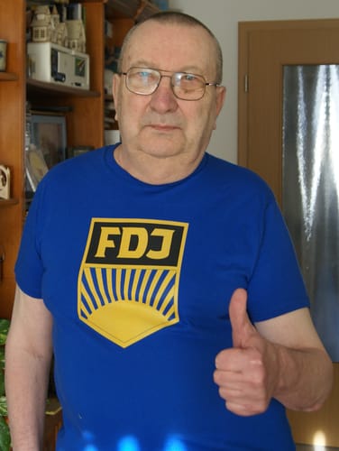 Customer photo review of DDR Ostalgie Shirt Unisex • FDJ FREIE DEUTSCHE JUGEND