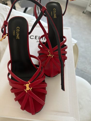 Customer photo review of LW TOY PUMP 95 RED CALFSKIN