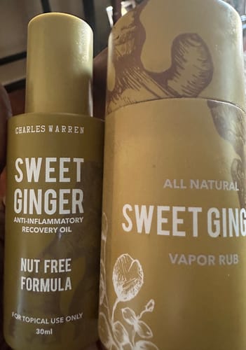 Customer photo review of Sweet Ginger Vapor Rub Stick