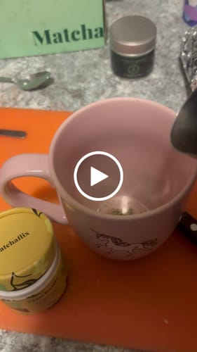 Customer video review of MATCHA JENGIBRE 20G