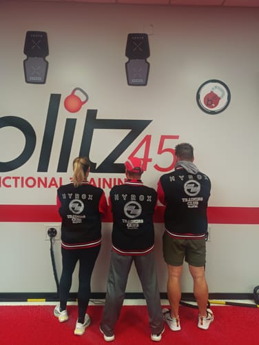Customer photo review of Custom Black Red-White Raglan Sleeves Varsity Full-Snap Letterman Jacket
