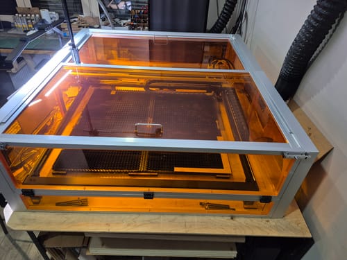 Customer photo review of AtomStack Glacier 120W/90W Water-Cooled Diode Laser Engraver