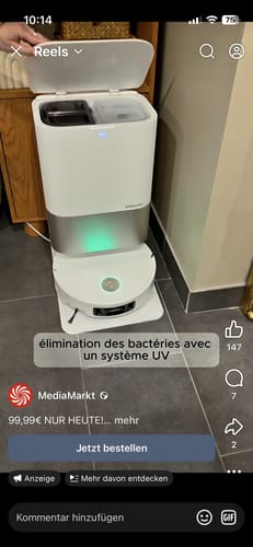 Customer photo review of HOME BUDDY – 3 in 1 Saugroboter mit Wischfunktion