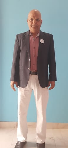 Customer photo review of Customized Magnetic Badge | Wear Your Brand | PrintMine.in