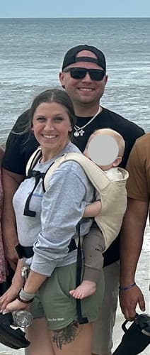 Customer photo review of Happy Baby Original Baby Carrier