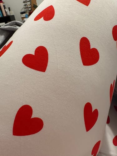 Customer photo review of Ladies Collared Set - RED HEART