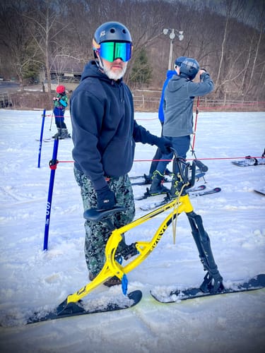 Customer photo review of The Valorie Snow Goggle - Photochromic Black Lens