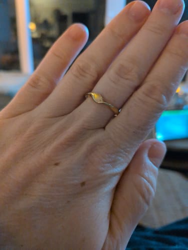 Customer photo review of Lavish Ring Gold