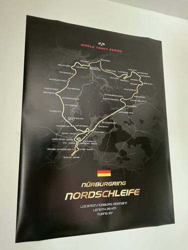 Kundenbewertung mit Foto zu Nürburgring Nordschleife - Individuelles Wandbild