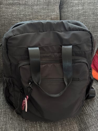 Customer photo review of Mochila Nylon Computador Llavero