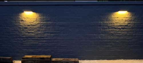 Customer photo review of Solar Wall Light with Motion Sensor
