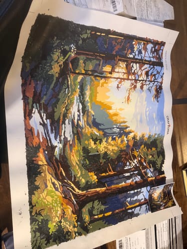 Customer photo review of Sunlit Tranquility