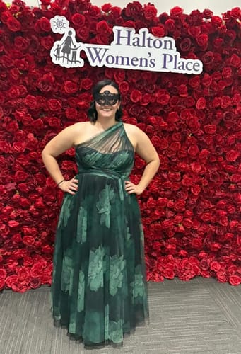 Customer photo review of Philippa One-Shoulder Maxi Dress by Hutch - RENTAL
