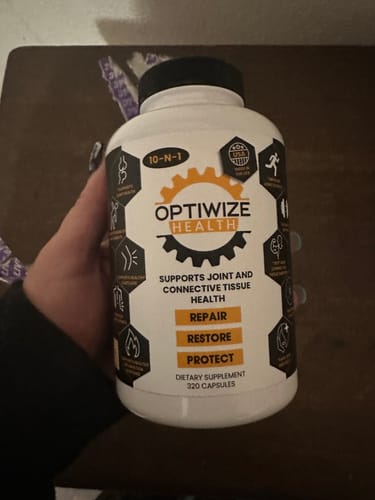 Customer photo review of OptiWize Collagen +Plus Human Supplement for Joint Health