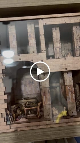 Customer video review of Egyptian Pharaoh's Tomb DIY Book Nook Kit