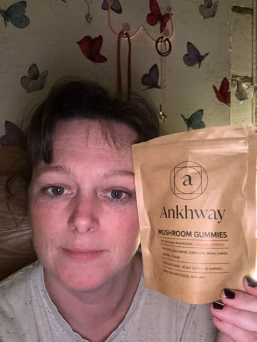 Customer photo review of Mushroom Gummies