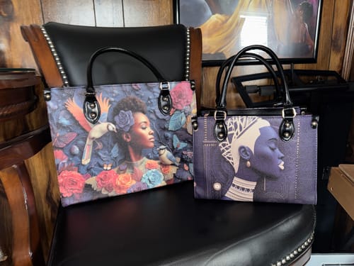 Customer photo review of Edge Flow Premium Leather Handbag QR0TD272