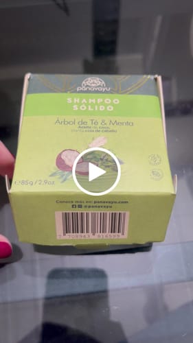 Customer video review of Shampoo solido cabello graso Panavayu