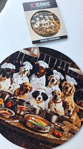 Customer photo review of Chef Dogs - Wooden Puzzle
